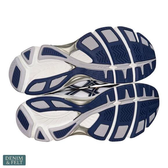 ASICS Gel-Solution Slam Mens Tennis Shoes White/Navy Size 12 Lightweight Support